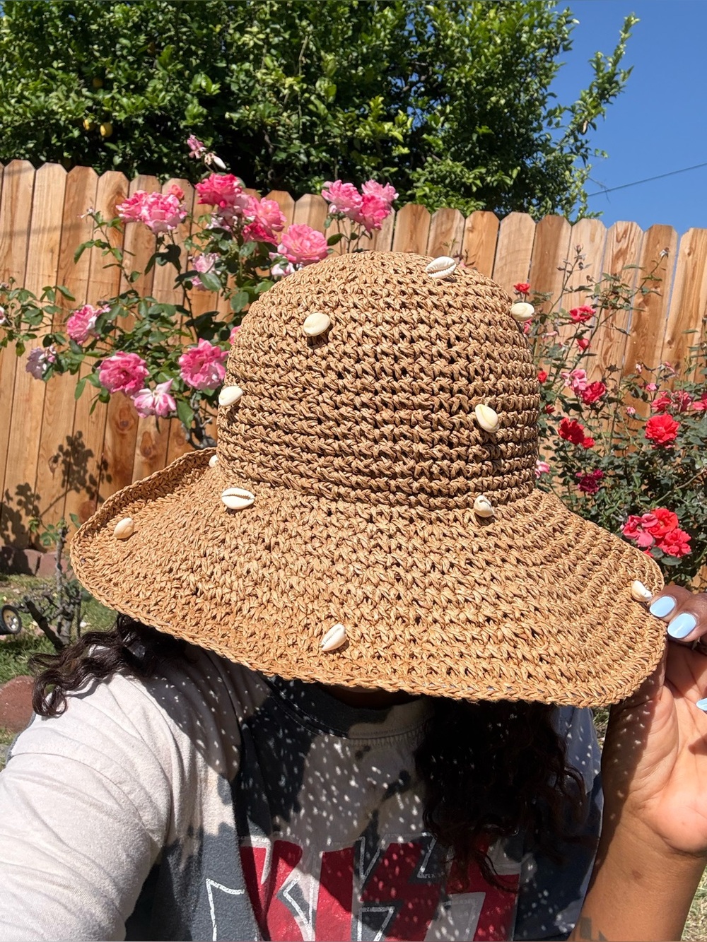 Elliot Sea Shell Straw Bucket Hat - Picture 4 of 12